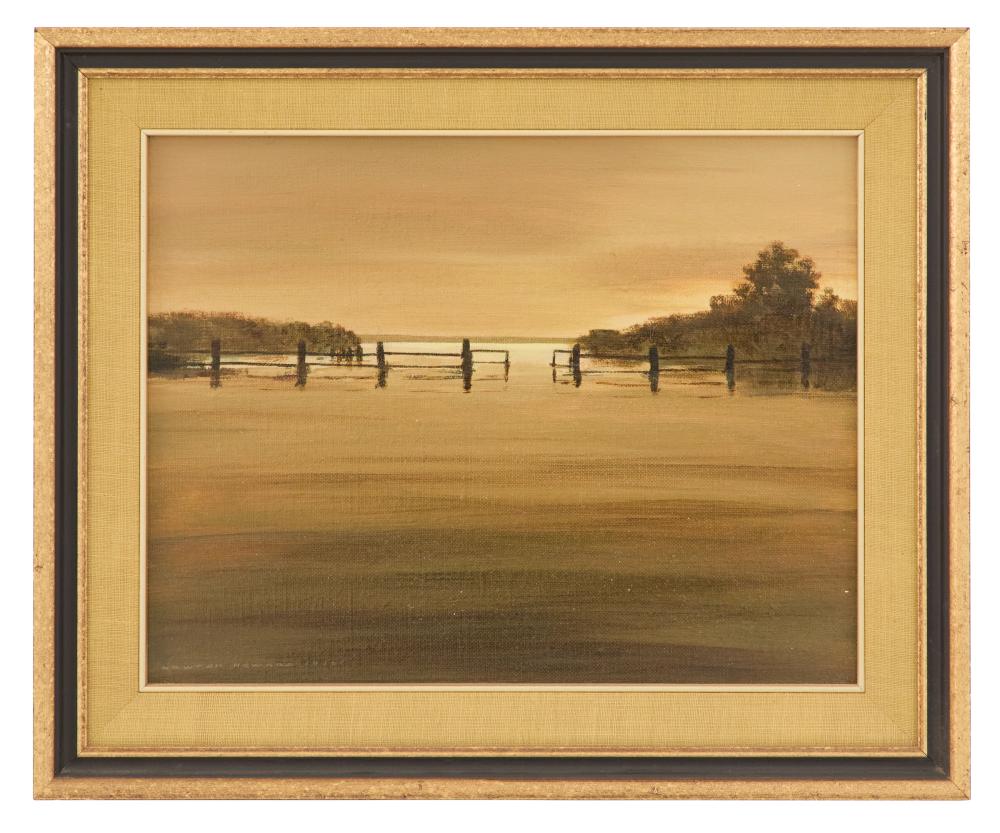 Newton Reeve Howard (American/Louisiana, 1912-1984), "Bayou", 1975