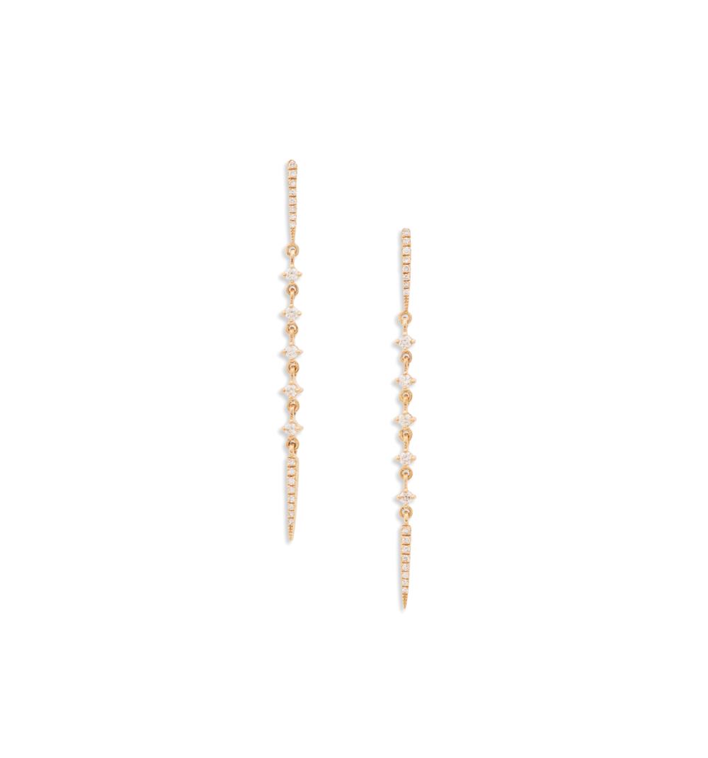 Pair of Diamond Earrings
