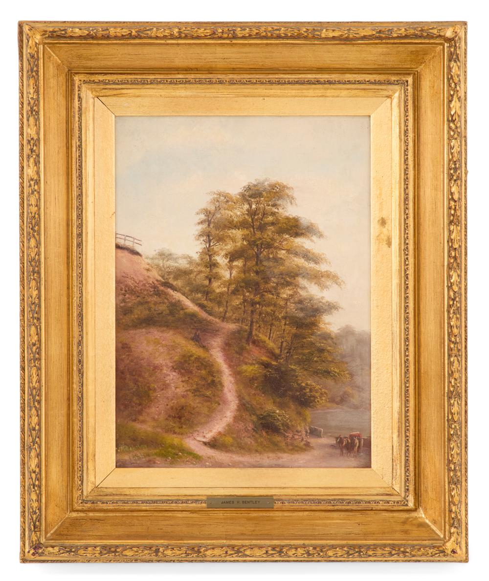James H. Bentley (British, 19th Century), "The Long Road", 1886