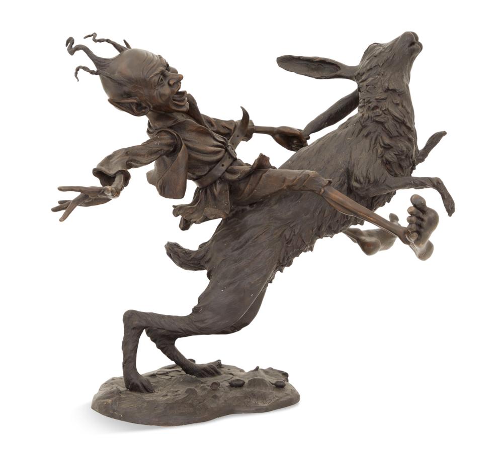 Bronze Figure of "Spud"