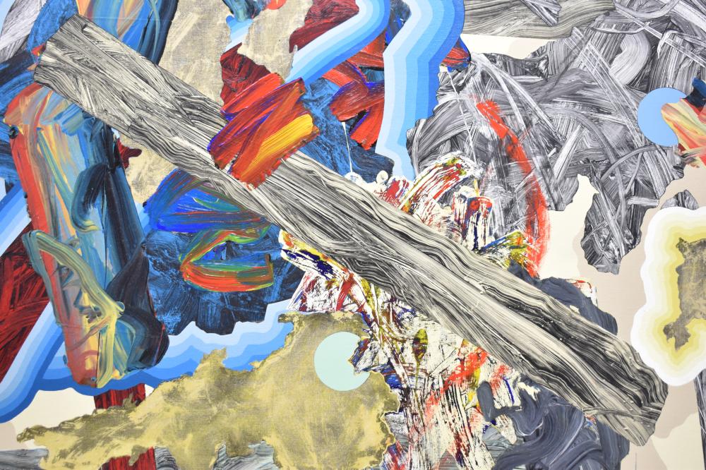 Doyle Gertjejansen Large Acrylic on Canvas Wrapped Wood