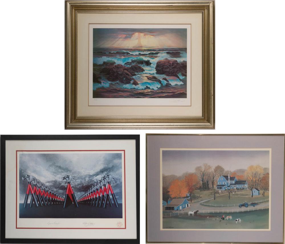 John Pitre, 1942-, Retribution, Serigraph