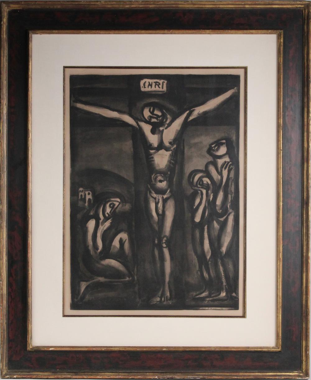 Georges Rouault, French 1871-1958, That Ye Love One Another, Aquatint
