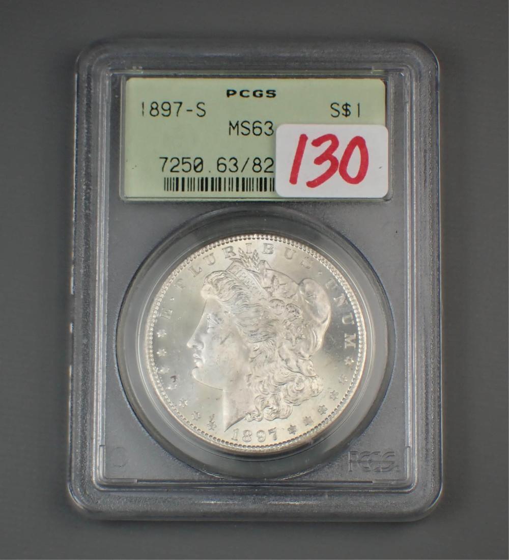 1897-S U.S. SILVER MORGAN DOLLAR