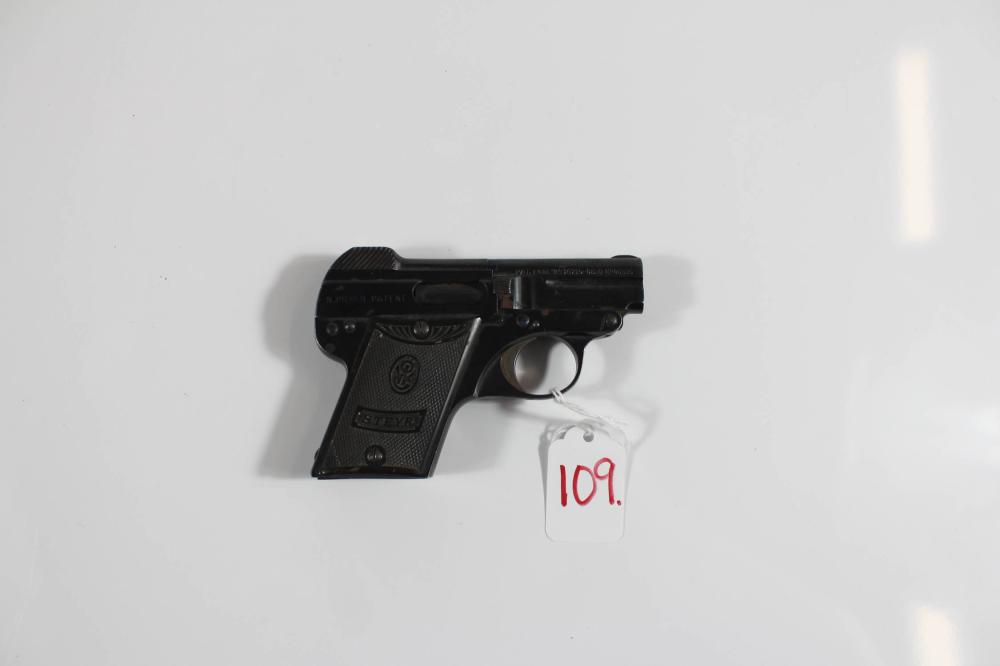 STEYR MODEL 1909 SEMI-AUTOMATIC PISTOL.