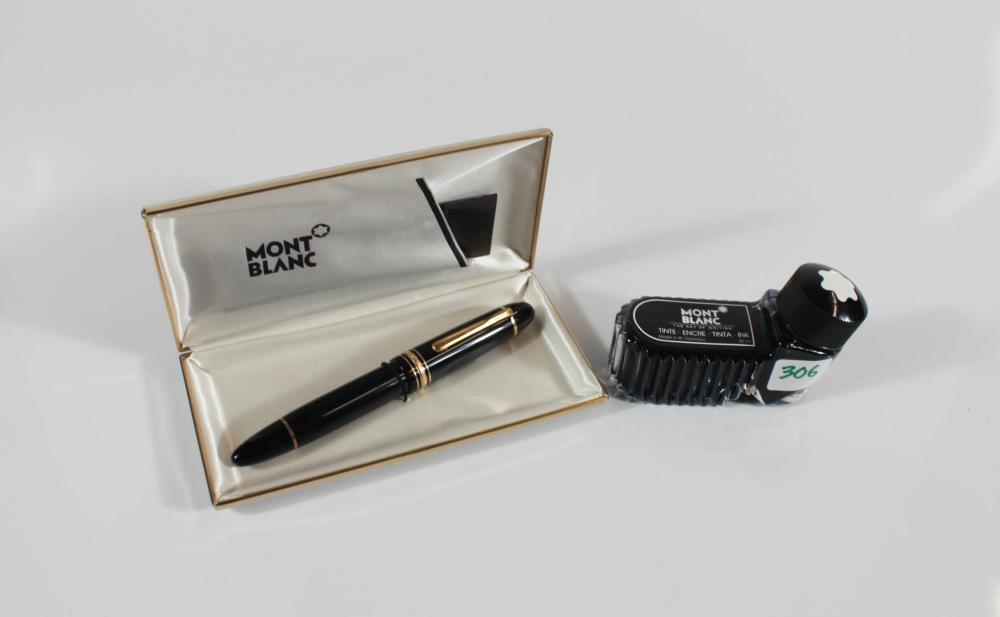 MONTBLANC MEISTERSTÜCK NO. 149 FOUNTAIN PEN AND WRITING INK