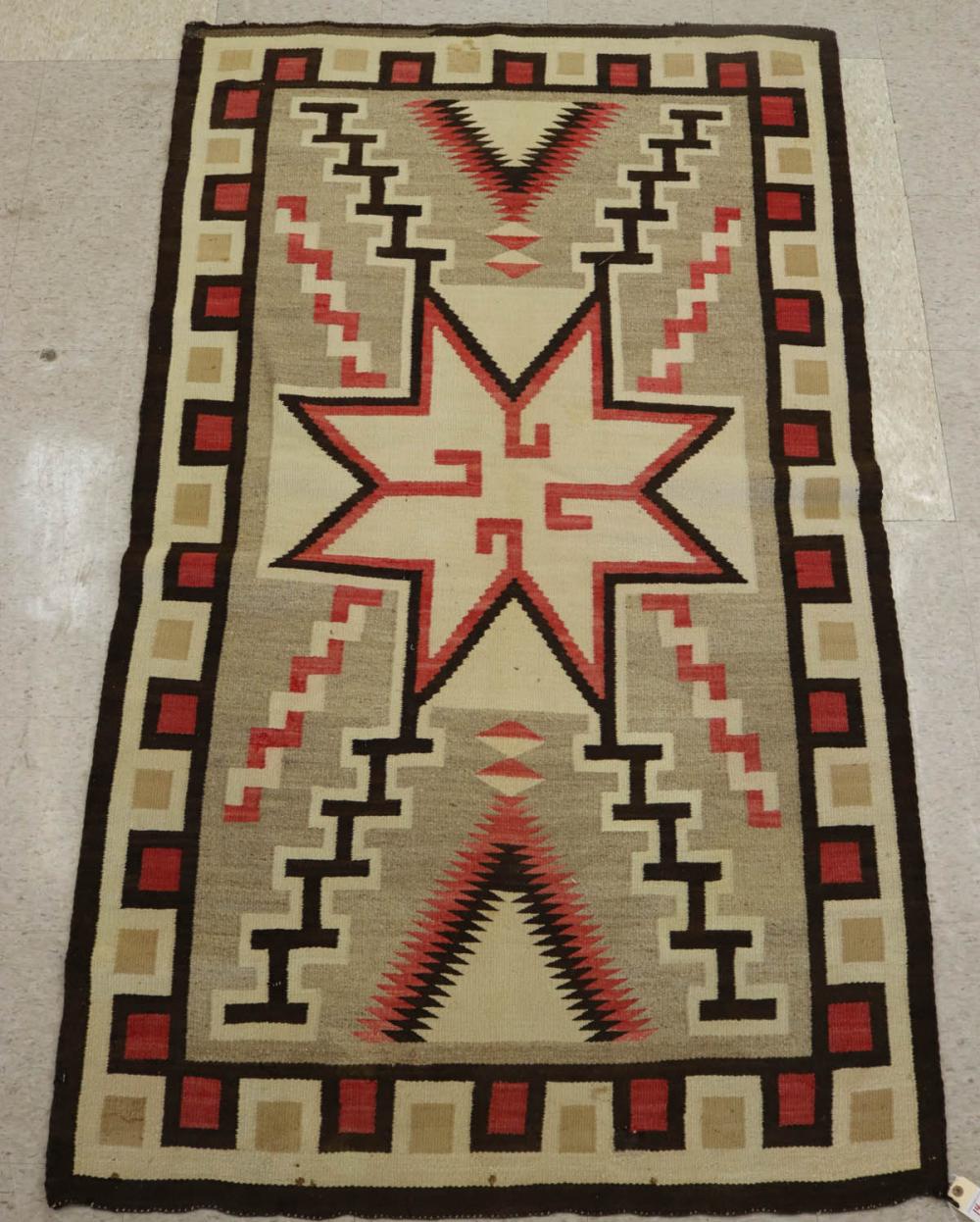 TWO NAVAJO (DINÉ) HAND-WOVE... image