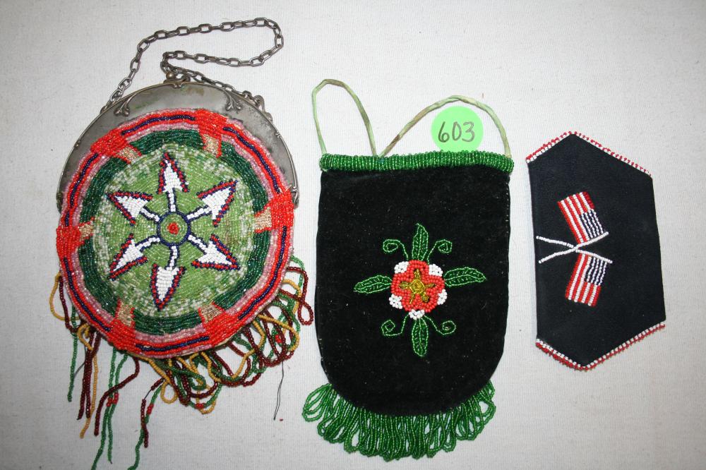 3 Beaded Purses