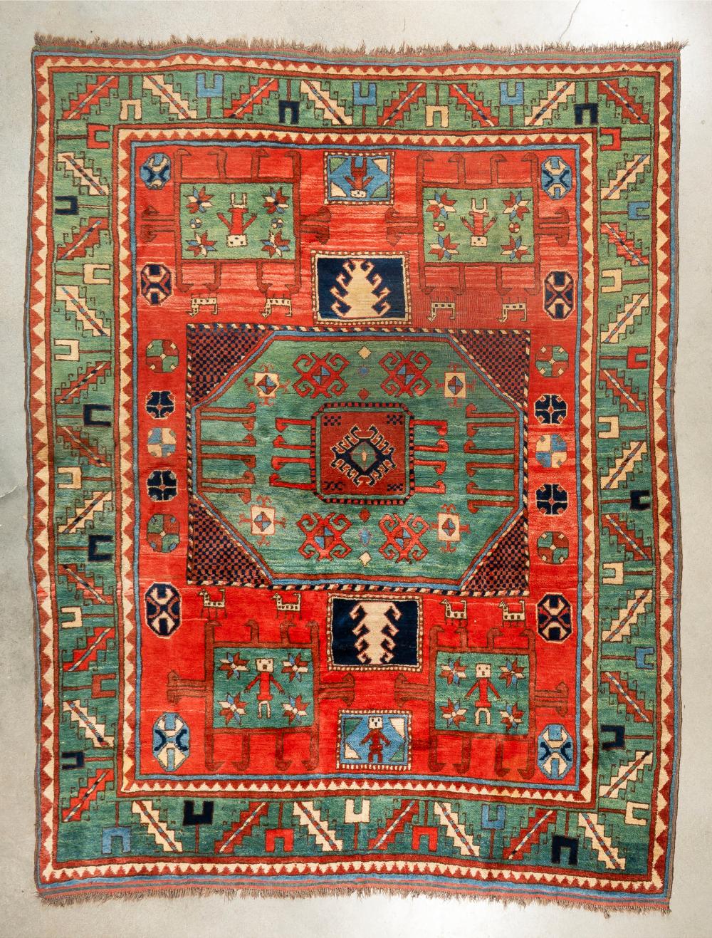 A Kazak Style Caucasian Rug... image