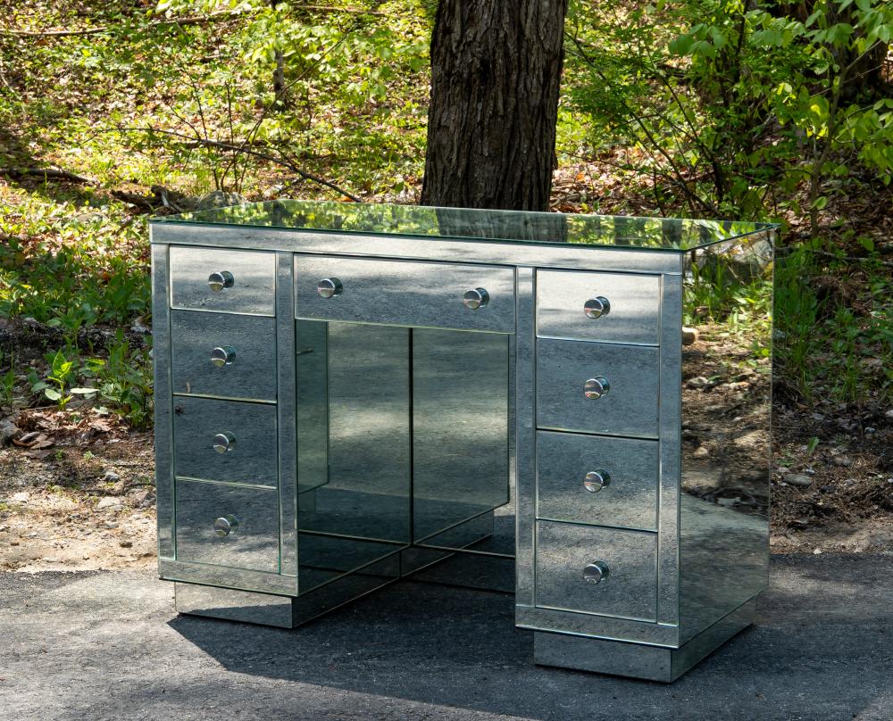 A Vintage Mirrored Vanity Desk
