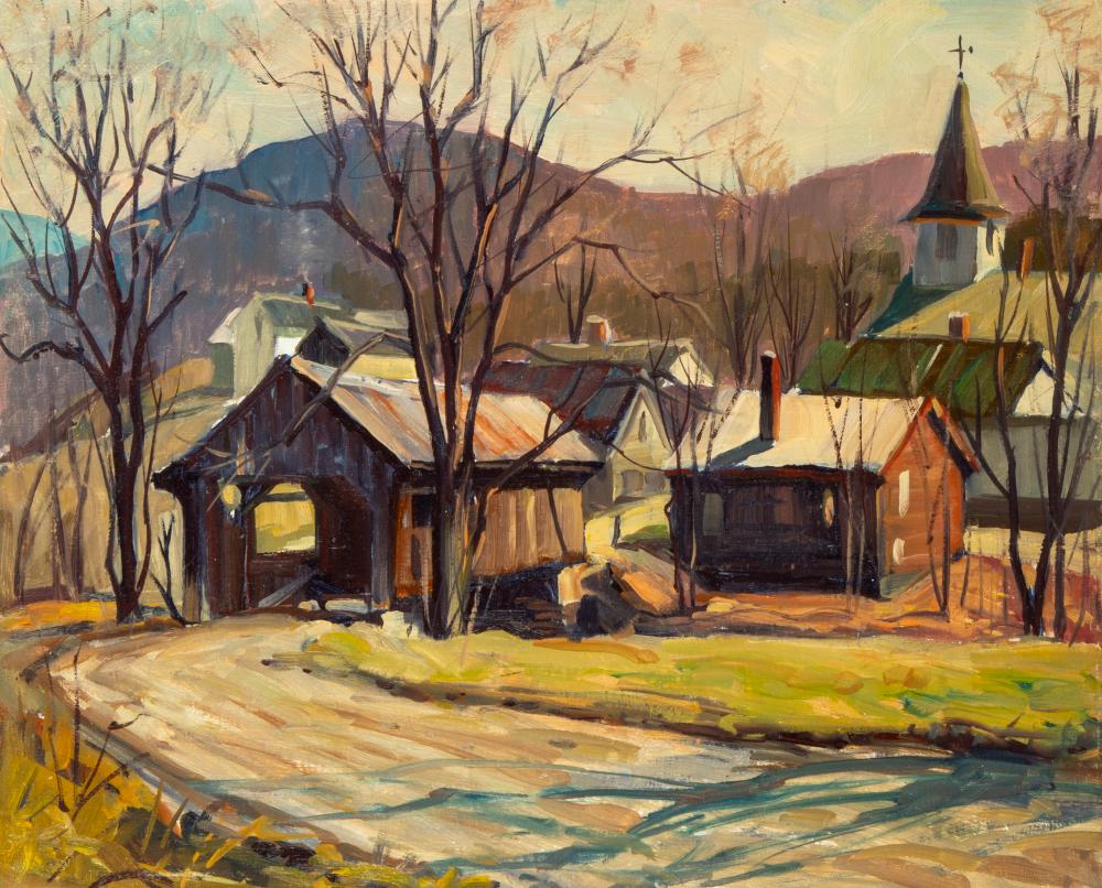 Attributed Emile Albert Gruppe (1896-1978) Waterbury, Vermont