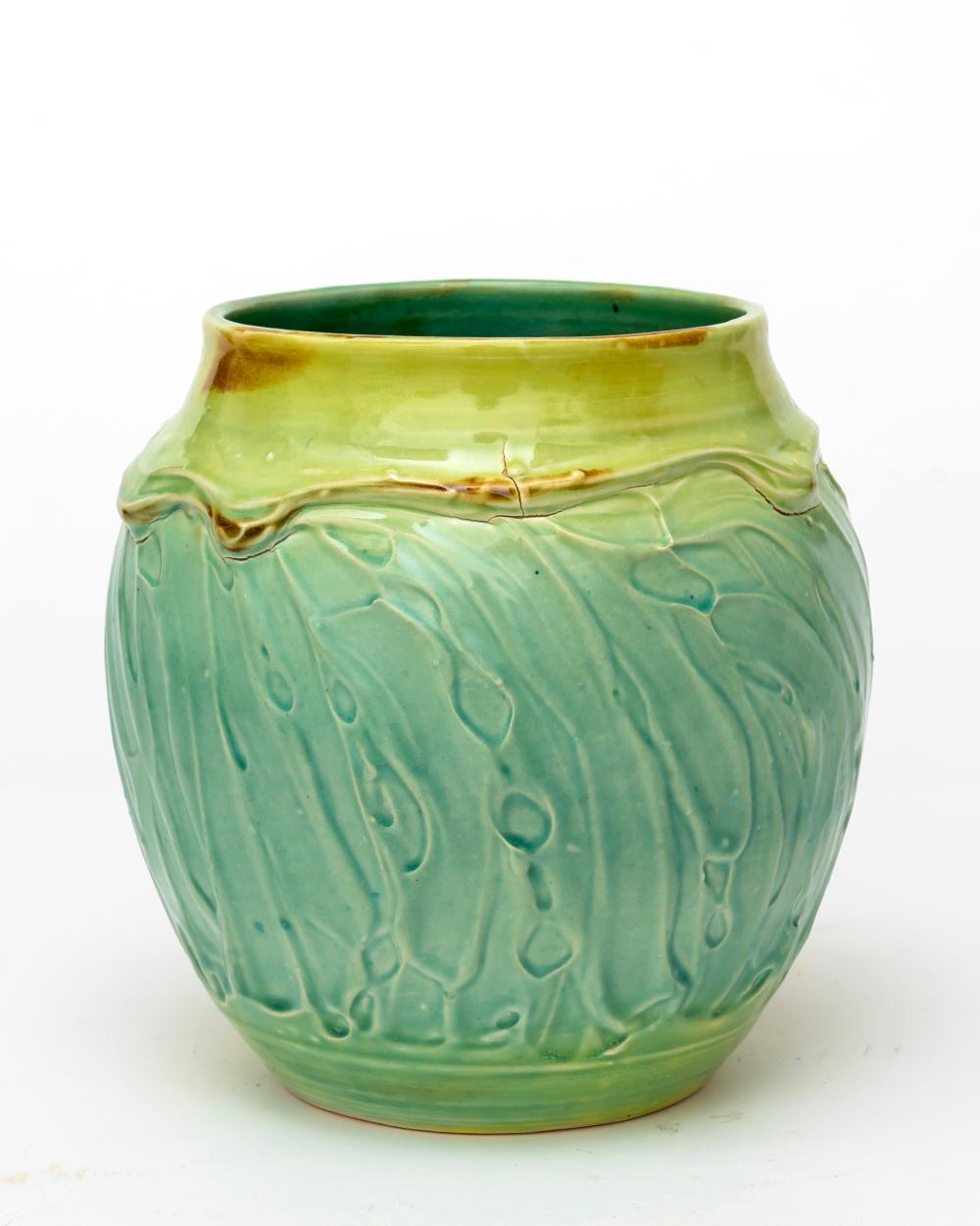 A Vintage Studio Art Ceramic Vase, Signed Levinson