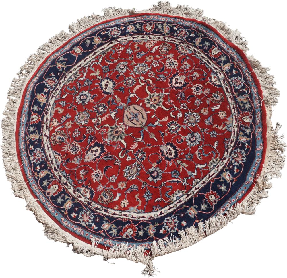 ROUND RUG FROM IRAN 5'6'' ft.