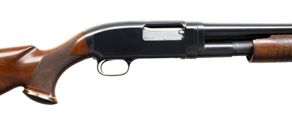 WINCHESTER M12 SLIDE ACTION SHOTGUN.