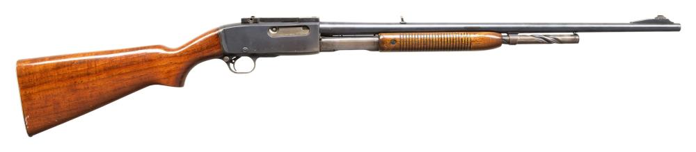 REMINGTON 141 GAMEMASTER SLIDE ACTION RIFLE.