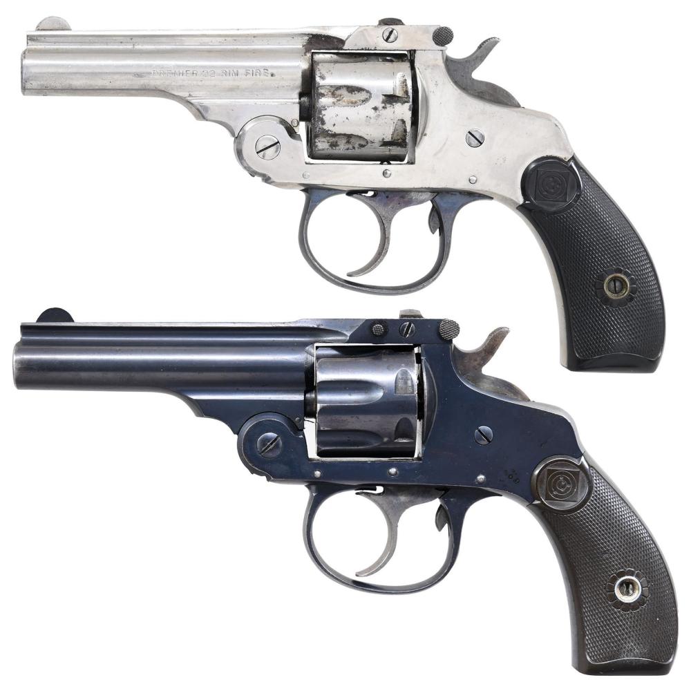 LOT OF TWO H&R TOP BREAK DA REVOLVERS.