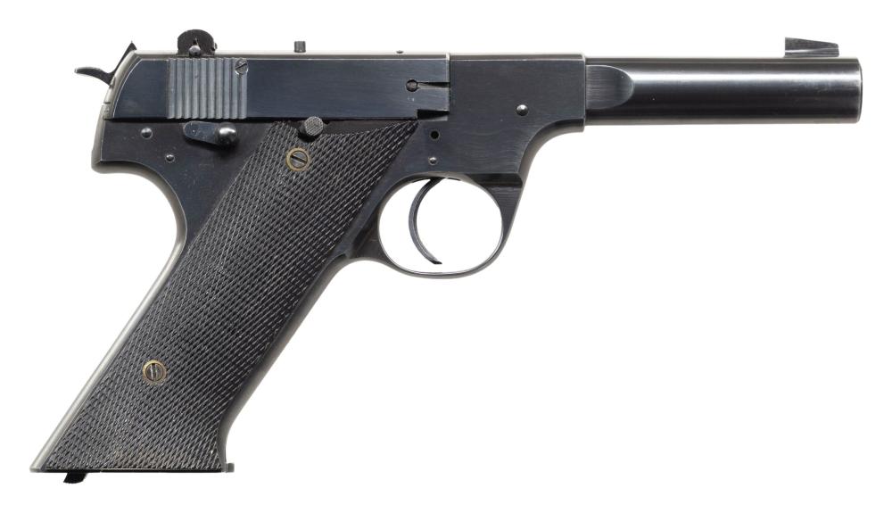 HI STANDARD HD MILITARY SEMI AUTO PISTOL.