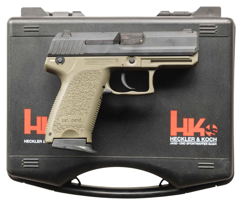 H&K USP 40 COMPACT SEMI AUTO PISTOL.