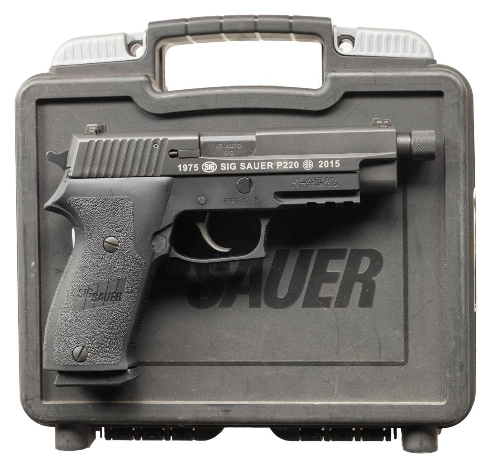 SIG SAUER P220 40TH ANNIVERSARY SEMI AUTO PISTOL