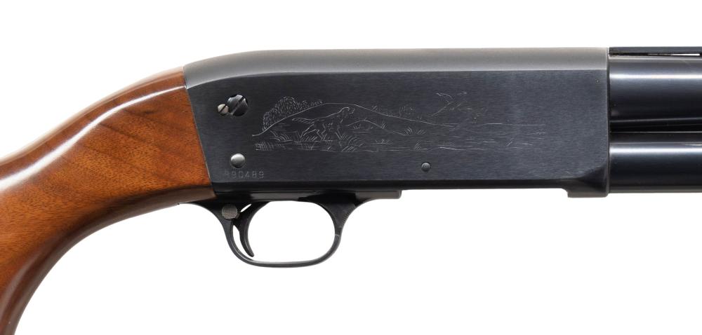 ITHACA M37 FEATHERLIGHT SLIDE ACTION SHOTGUN.