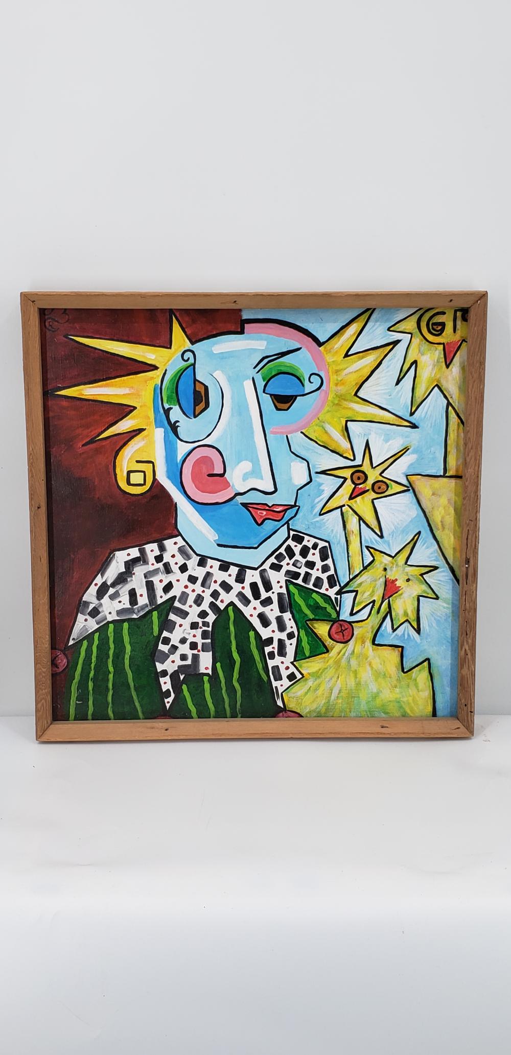 UNKNOWN ARTIST OIL ON BOARD