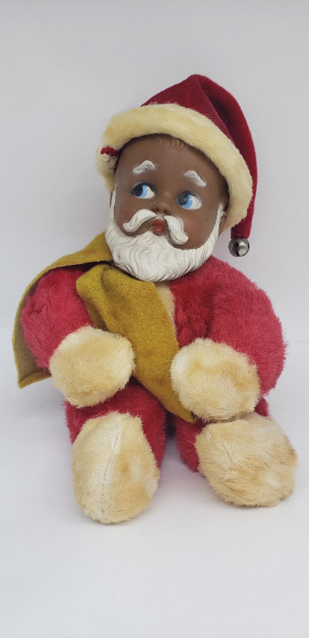 1955 KNICKERBACKER TOY CO. AFRICAN AMERICAN BABY SANTA