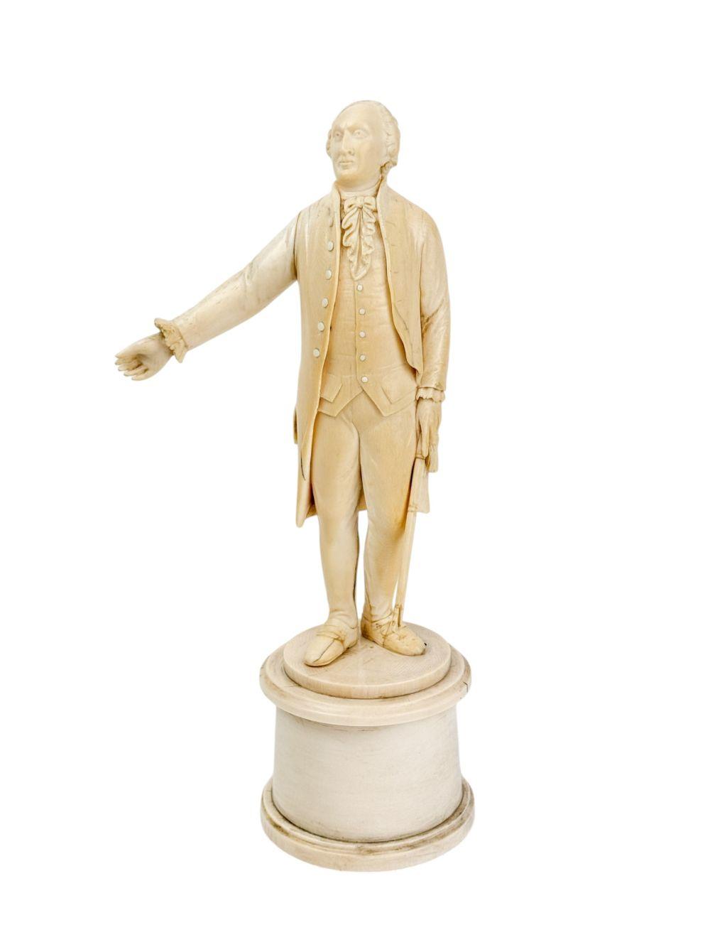 Continental figure of George Washington.