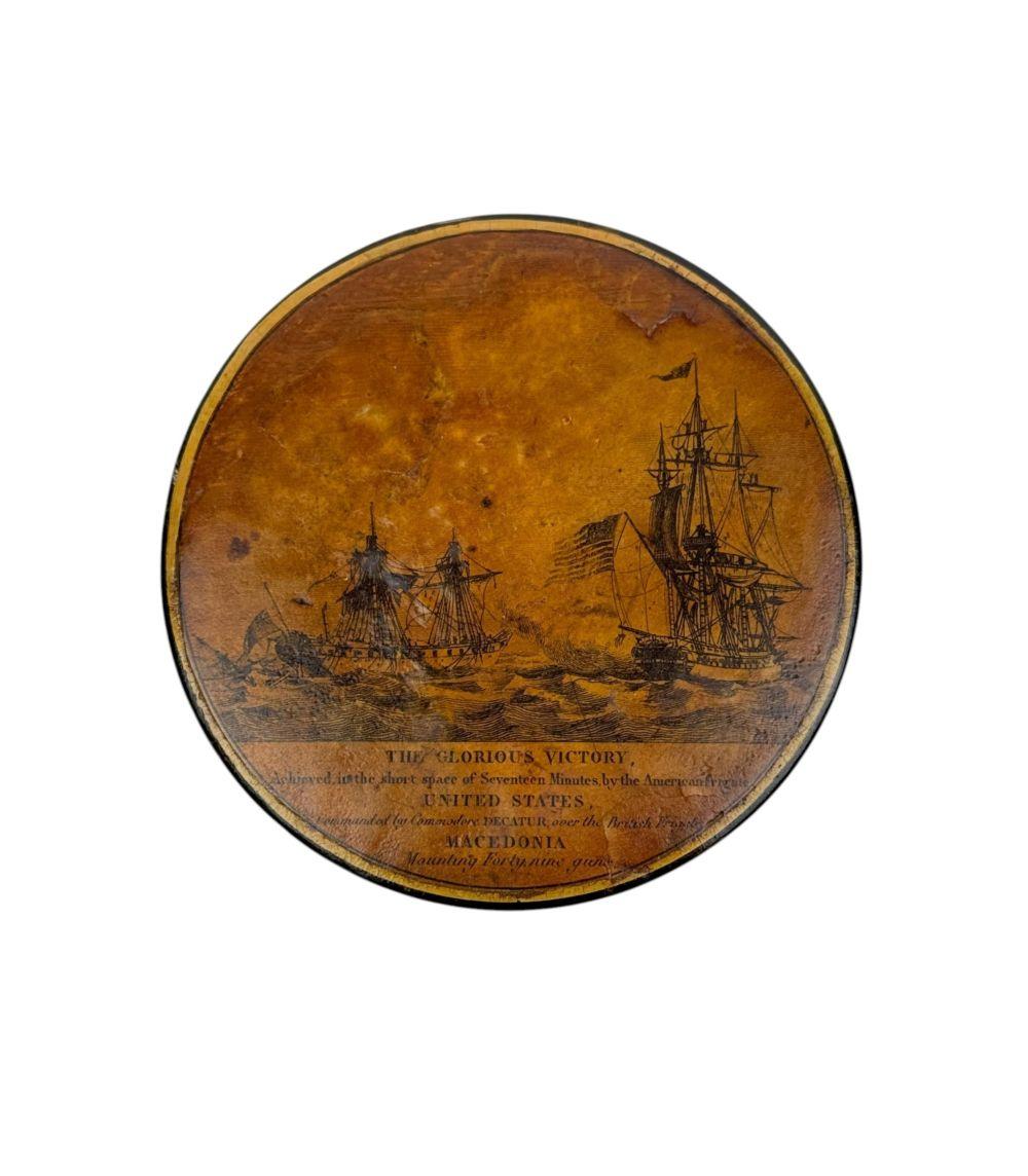 War of 1812 snuff box - The Glorious Victory.