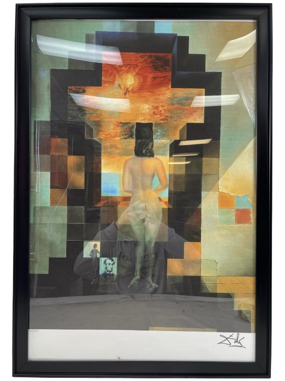 Salvador Dali "Lincoln in Dalivision" Lithograph