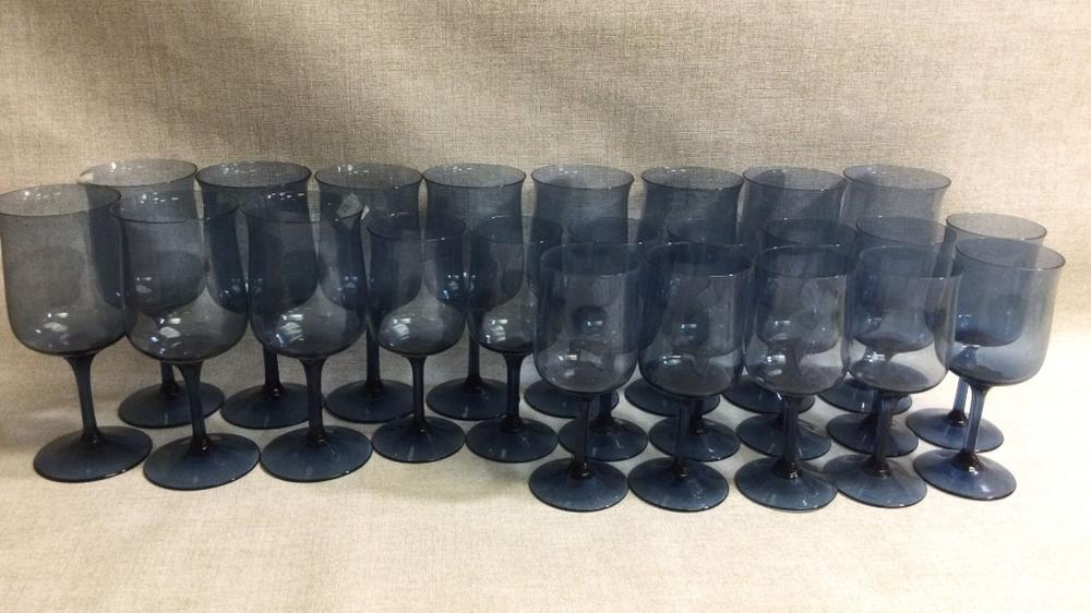 LENOX Blue Mist MCM Stemware Goblets