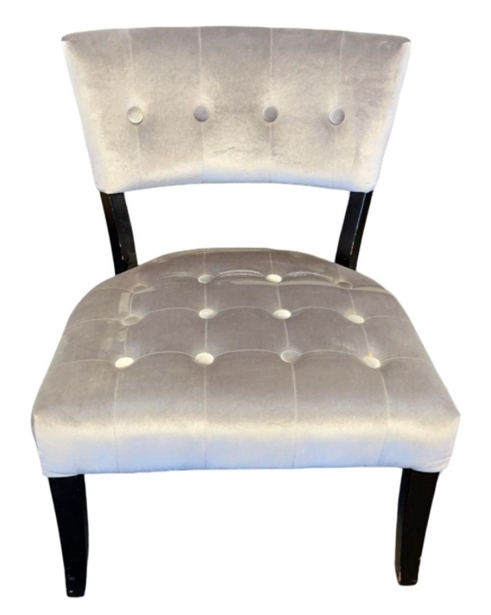 Grey Modern Tufted Accent C... image