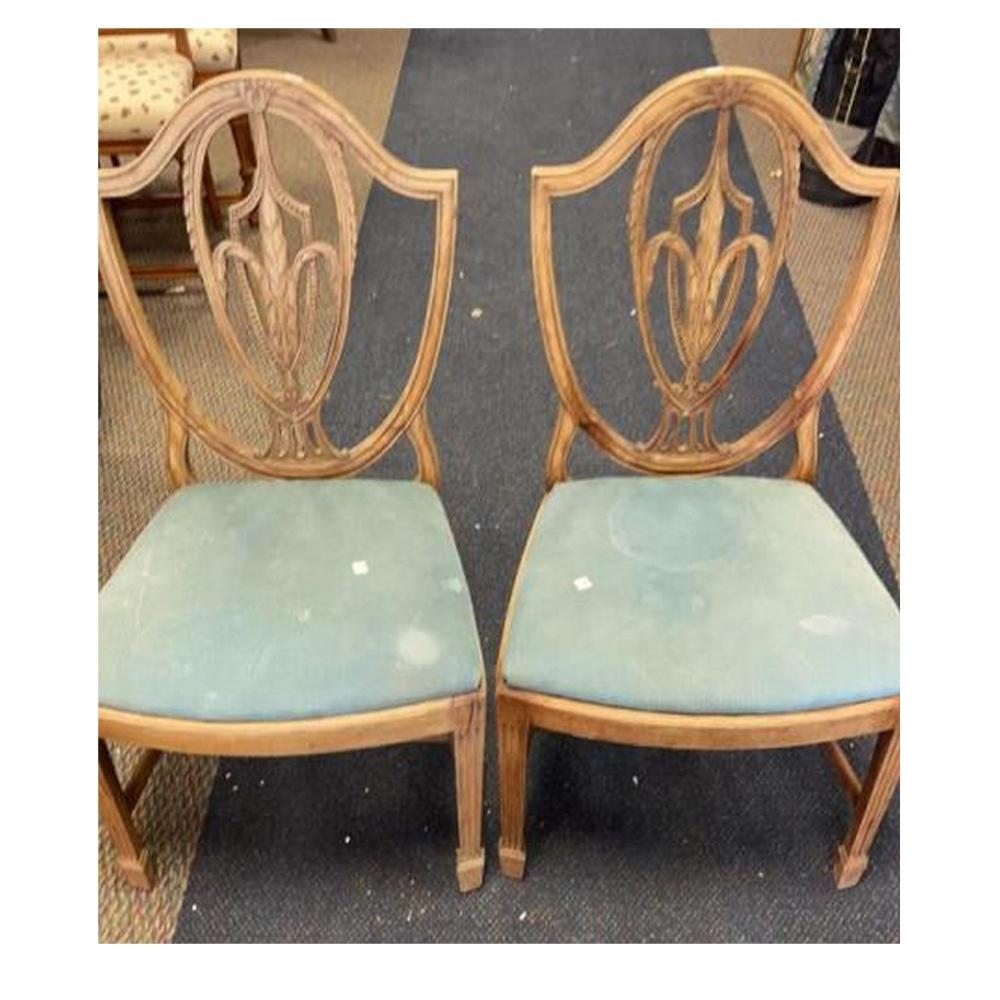 Damaged Pair of Antique Dining Chairs