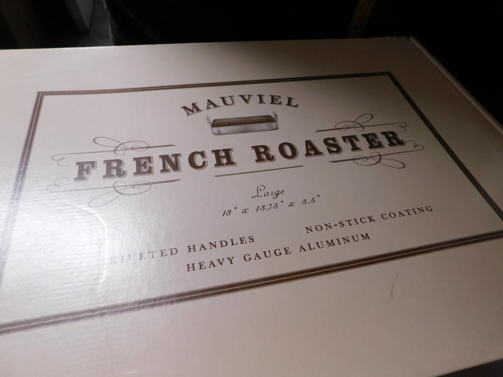MAUVIEL FRENCH ROASTER HEAVY GAUGE ALUMINUM