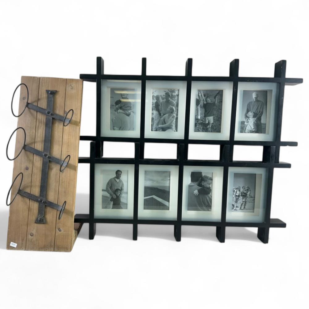 Wine Bottle Rack, Picture Frames