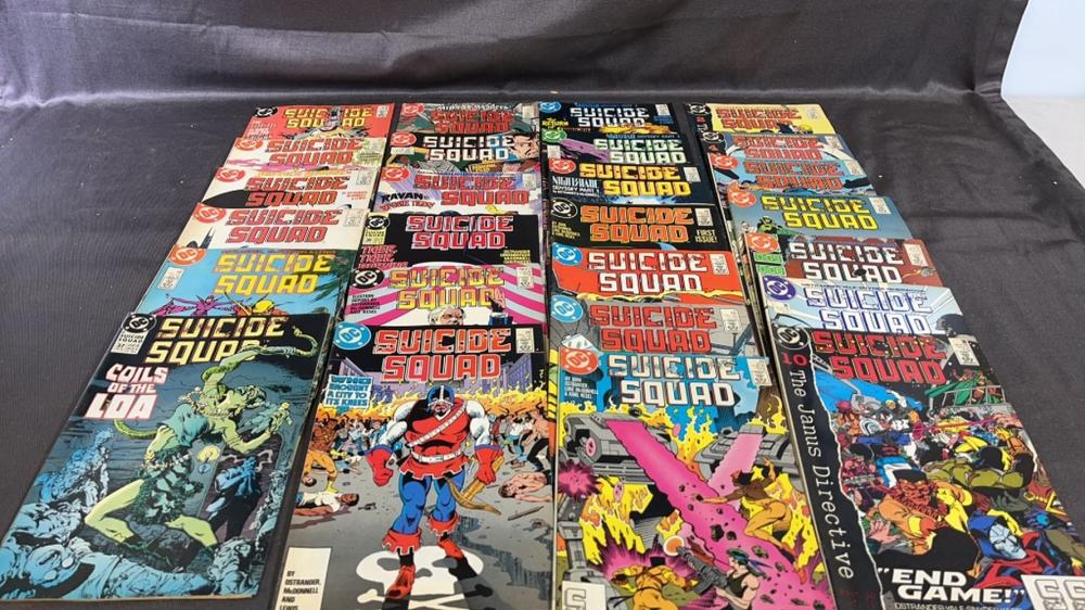 26 vintage DC Suicide Squad Comic books