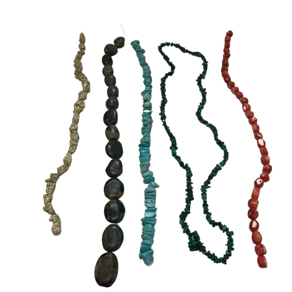 Black Onyx, Turquoise, Coral Gemstones Jewelry