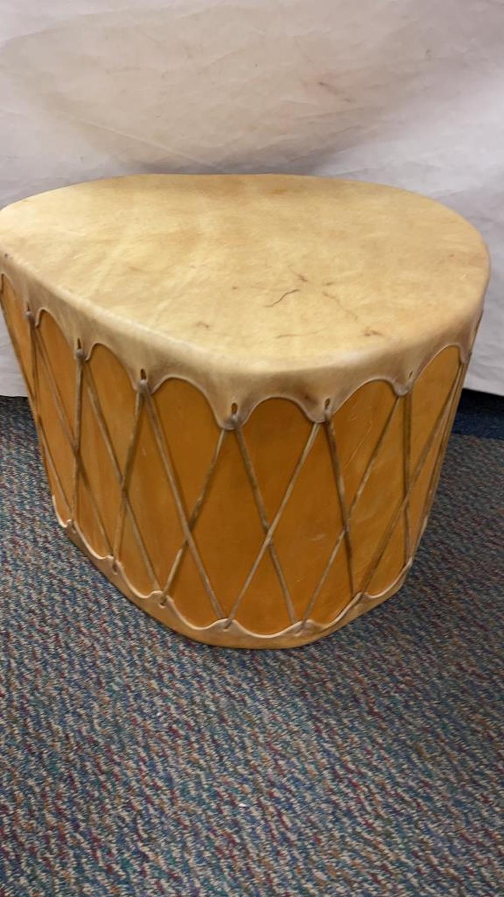Large Hand Crafted Drum Pow Wow Drum