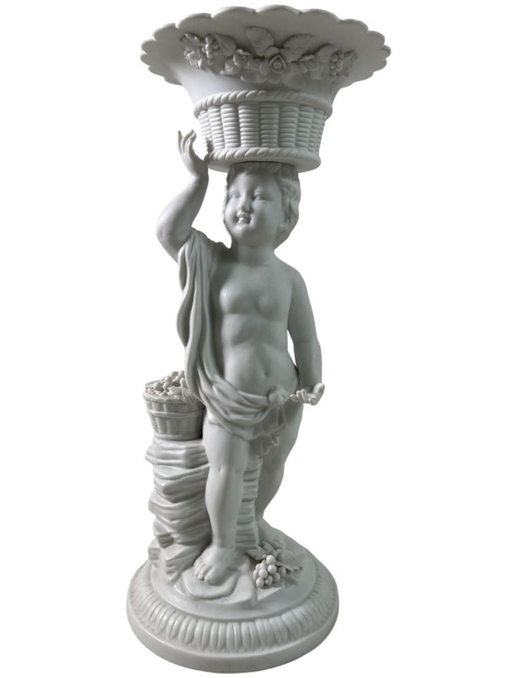 Parian Ware White Porcelain Cherub Cupid B