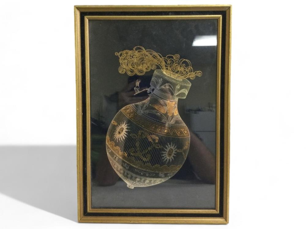 Sterling and 24k Gold Etching by Yves Beaujard