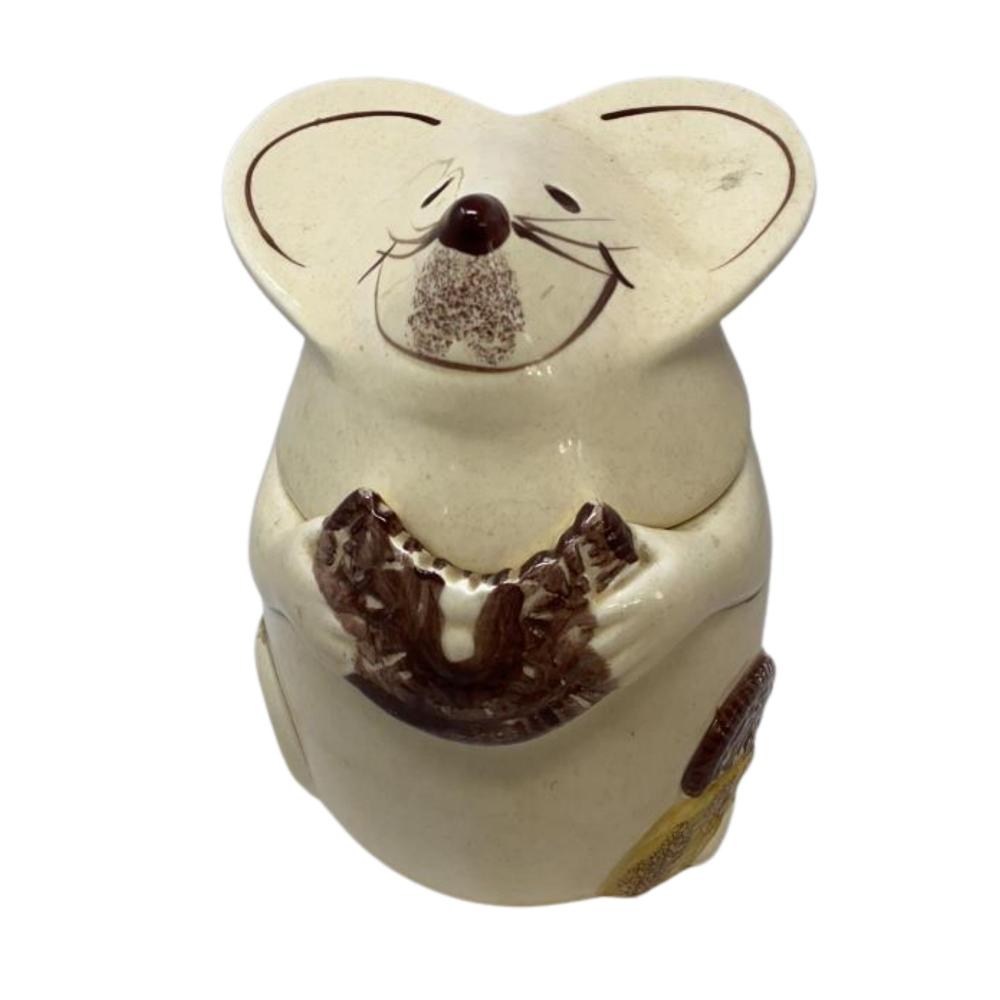 Vintage Los Angeles Pottery Mouse Cookie Jar