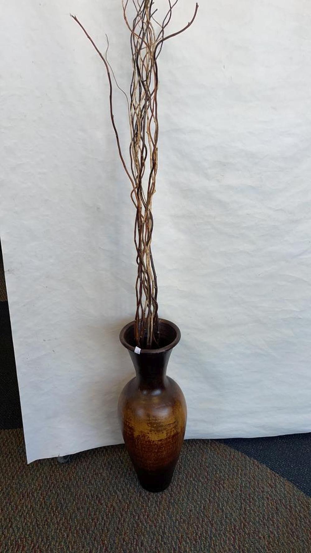 Elegant Planter with Stick Decor