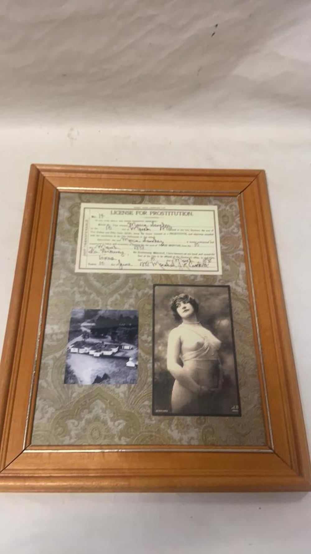 reproduction 1898 prostitution License