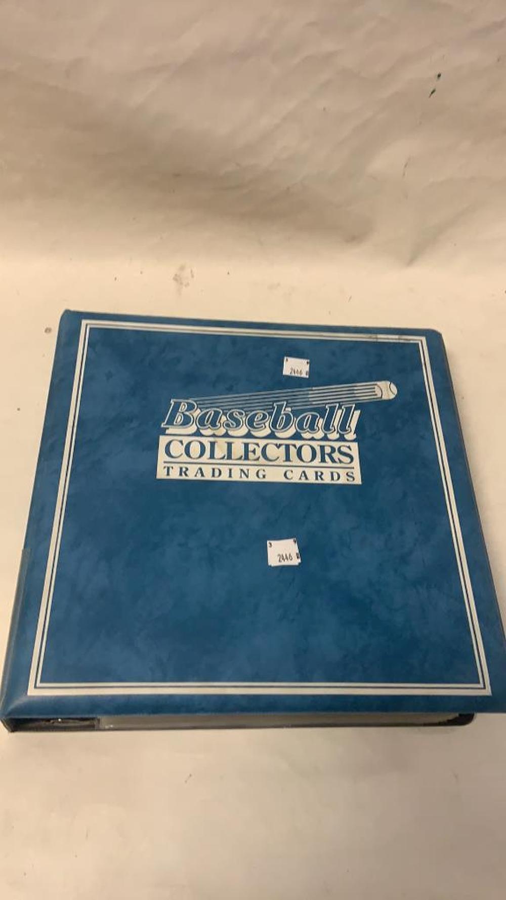 450+ baseball cards in binder. Upper deck