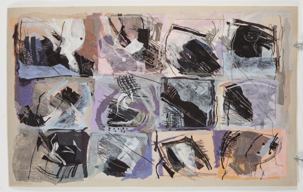Calman Shemi Felt Wall Hanging "Bodies #3"