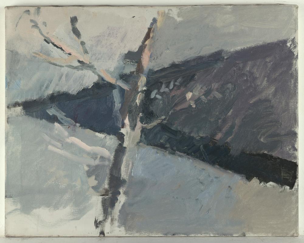 Mae Gruber "Very Early Spring, NYC" Oil Painting