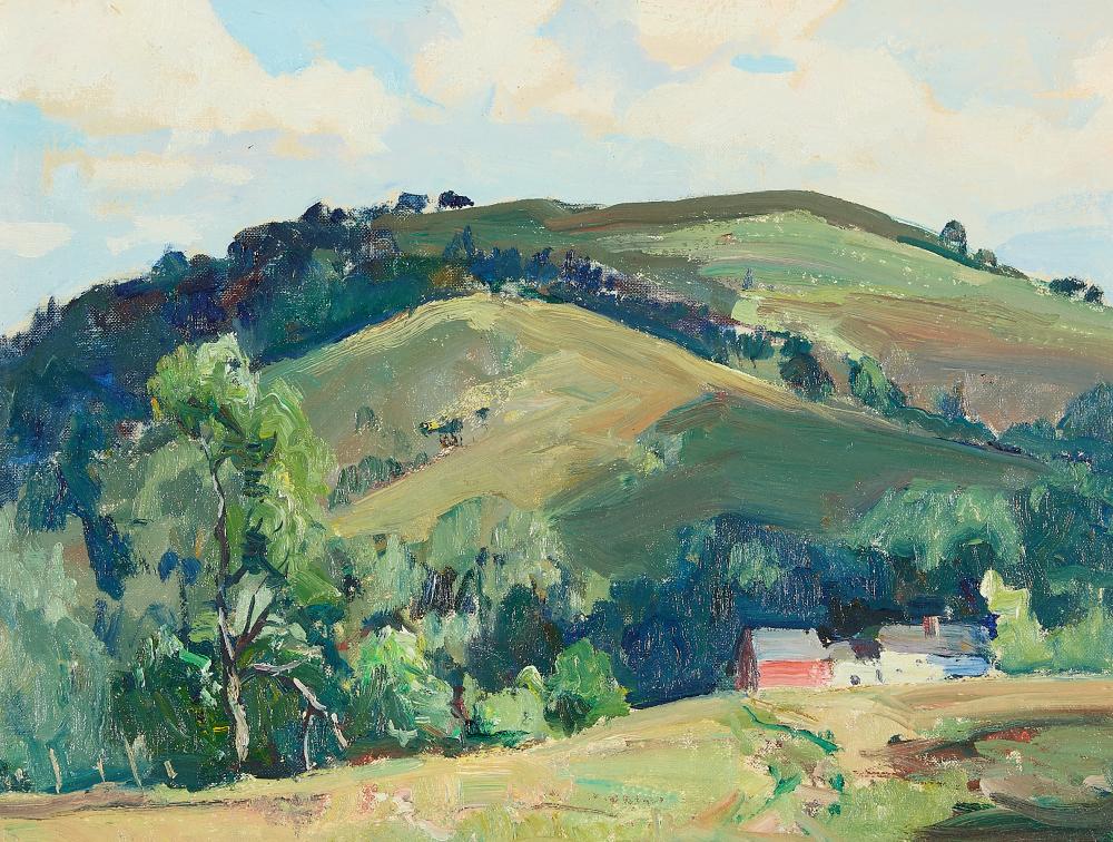 Charles Curtis Allen "Hills in New Hampshire" Oil