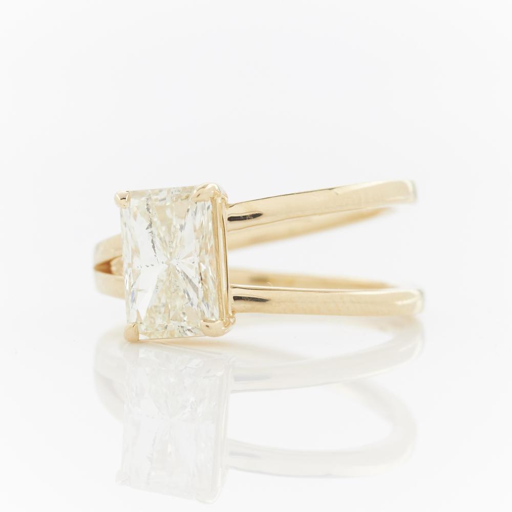Orianne 18k Yellow Gold 2ct Diamond Ring