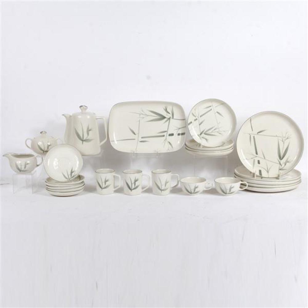 Winfield China, 24 pc, bamboo design, 1947, as seen in the movie 'Vertigo'.