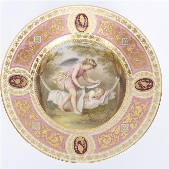 Royal Vienna hand painted p... image