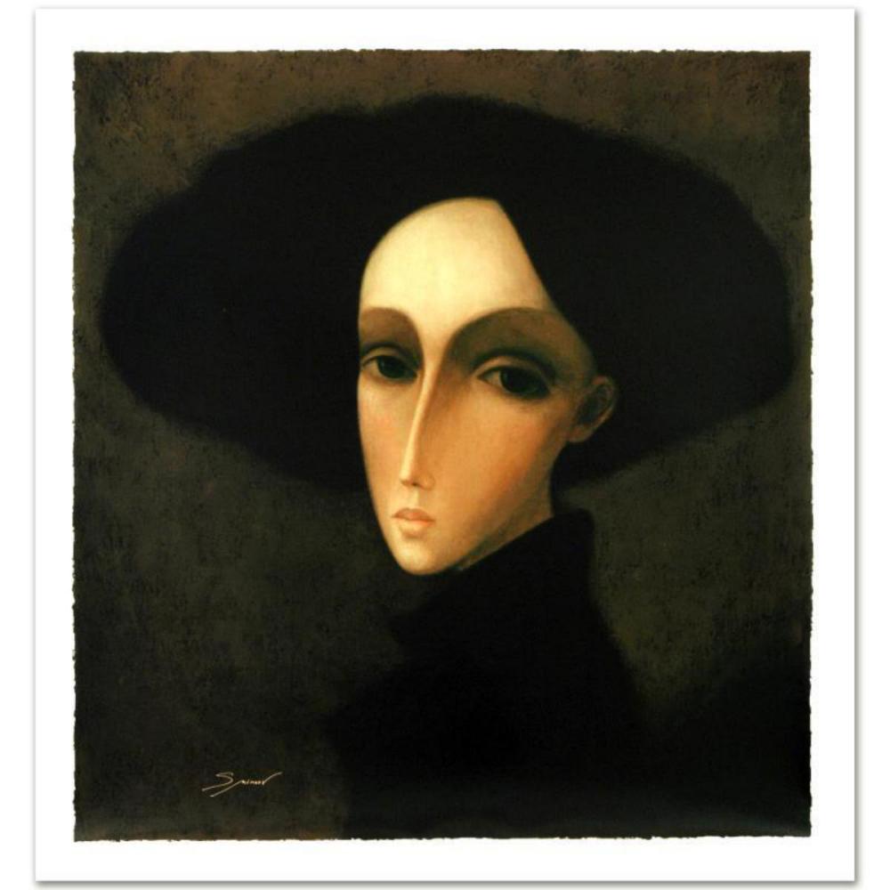 Sergey Smirnov (1953-2006), "Baroness" Limited Edition Mixed Media on Canvas, Numbered and Hand Signed by Smirnov. Includes Certificate of Authenticity.